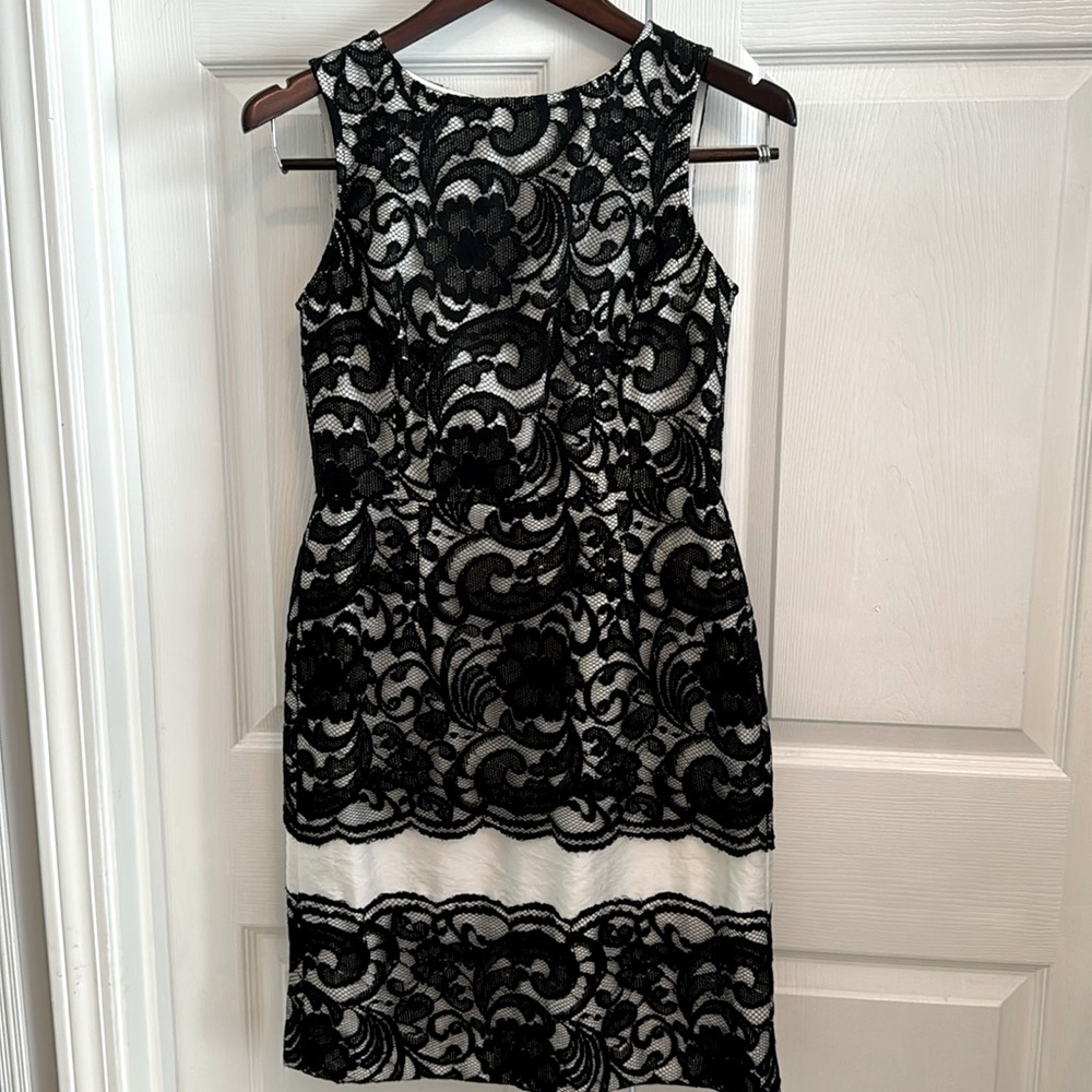 Little black lace dress